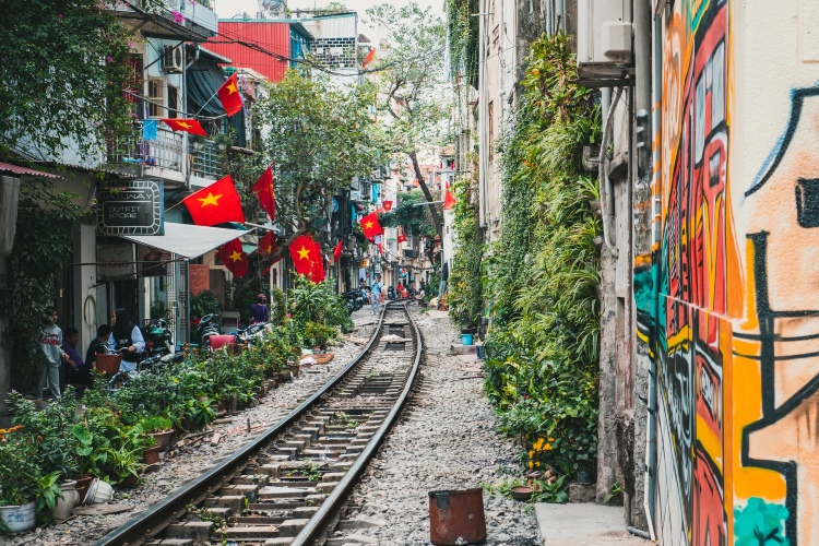 Hanoi's Train Street - Hard to find but definitely worth it!