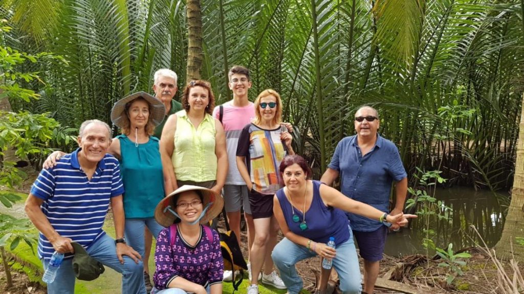 Happy customers travel to Mekong Delta