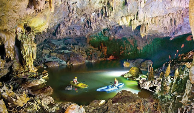 Kayaking in Vietnam