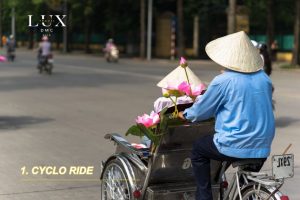 experiences in Hanoi - Cyclo in Old Quarter