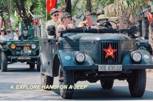 experiences in Hanoi - jeep tour