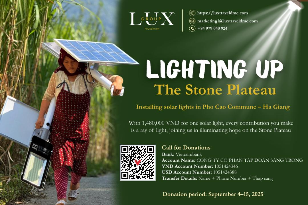luxgroup foundation, Lighting Up the Stone Plateau
