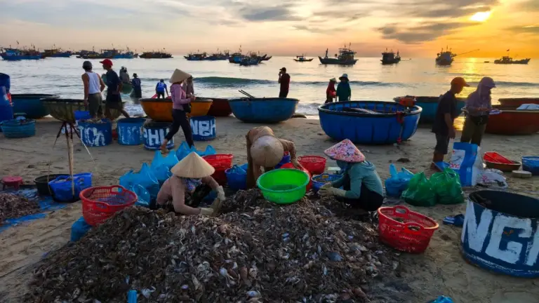 vietnam family holidays tam tien fishing