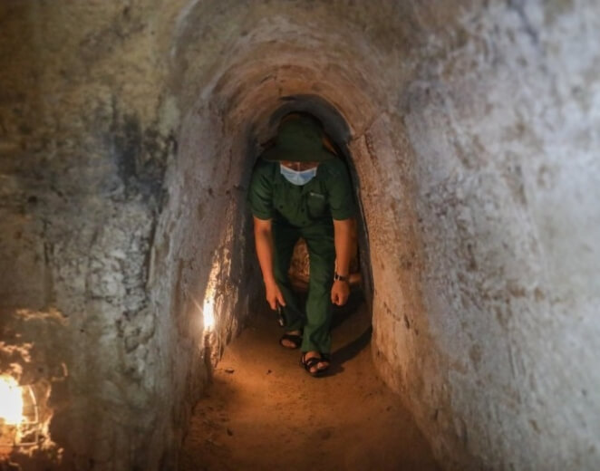 Uncover Cu Chi Tunnels, the secret underground world of wartime Vietnam.